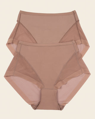 Truly undetectable comfy shaper panty#color_857-brown