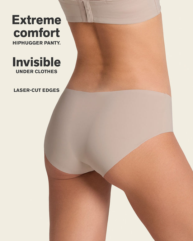 No ride-up seamless hiphugger panty