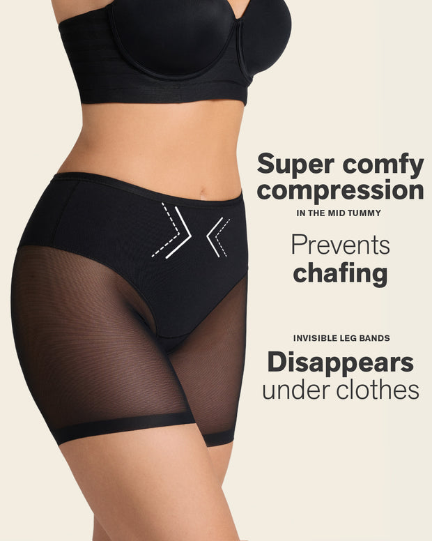 Truly undetectable sheer shaper short