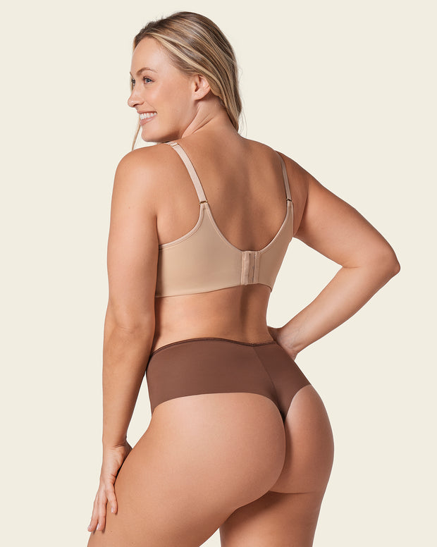 Seamless thong shaper panty