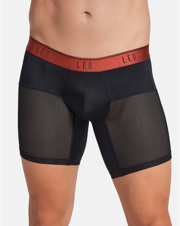 High-Tech Mesh Boxer Brief with Ergonomic Pouch
