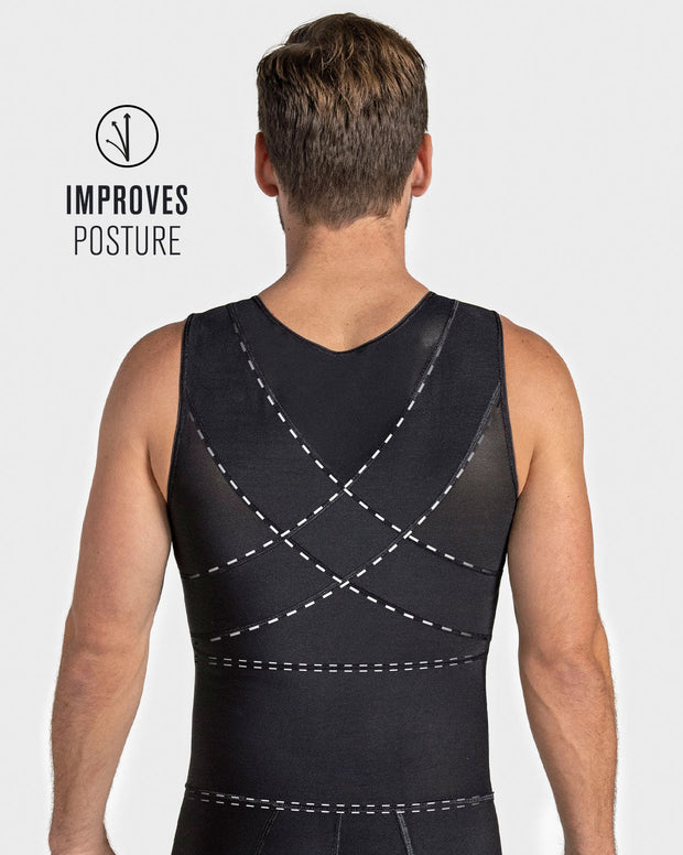 Leo post-surgical compression bodysuit