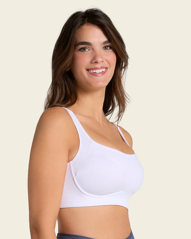 Everyday wireless support bra