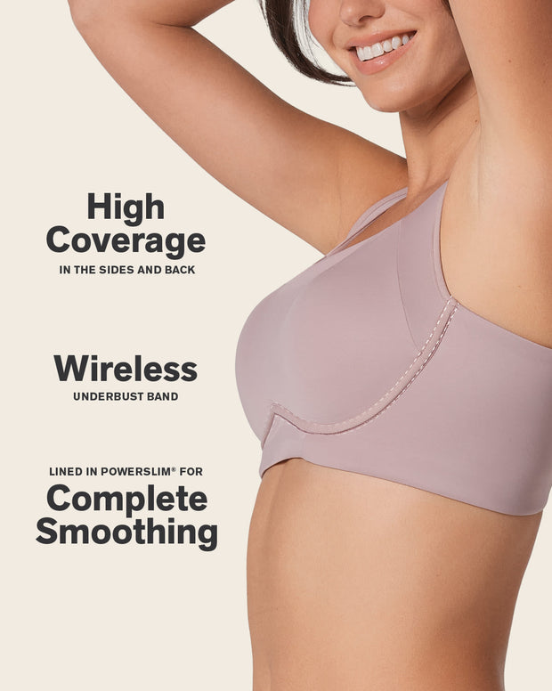 Everyday wireless support bra