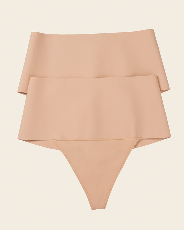 High-Tech High-Waisted Sculpting Thong