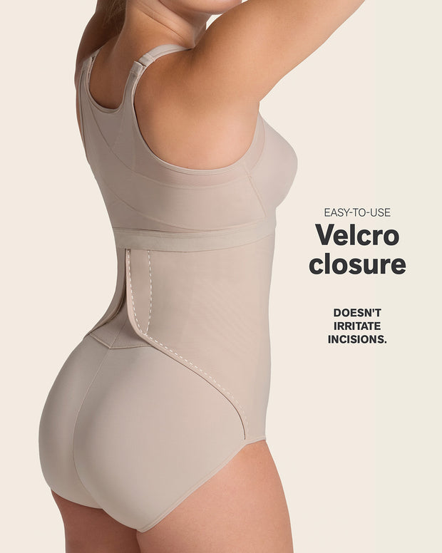 Stage 1 post-surgical velcro closure firm compression panty