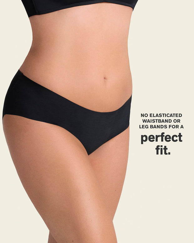 No ride-up seamless hiphugger panty