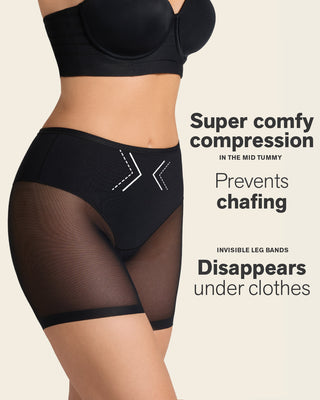 Truly undetectable sheer shaper short#color_700-black