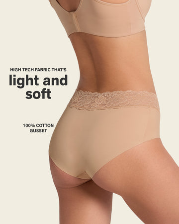 ultra Light Lace Trim Hipster Panty#color_801-golden-beige