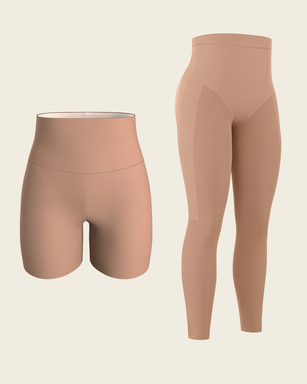 PowerStay Short + SmartShape Capri in Brown