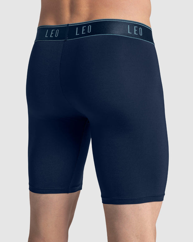 Long Athletic Boxer Brief with Side Pocket