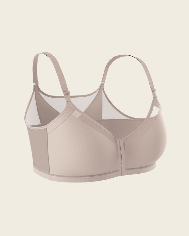Comfortable posture corrector bra with contour cups - multi/benefit