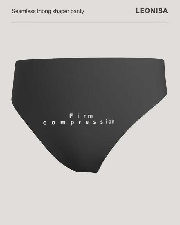 Seamless thong shaper panty
