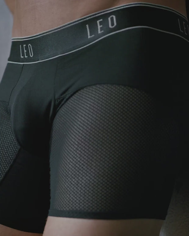 5-Pack High-Tech Mesh Boxer Briefs with Ergonomic Pouches