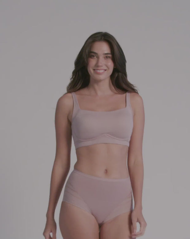 Everyday wireless support bra